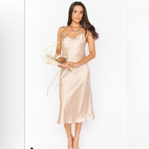 Verona Cowl Midi Dress
